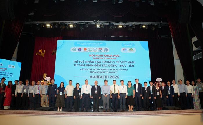 Các đại biểu, nhà khoa học, chuyên gia lĩnh vực trí tuệ nhân tạo trong y tế dự Hội nghị