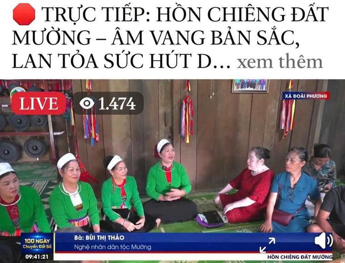 Gần 1500 khán giả theo dõi phiên livestream