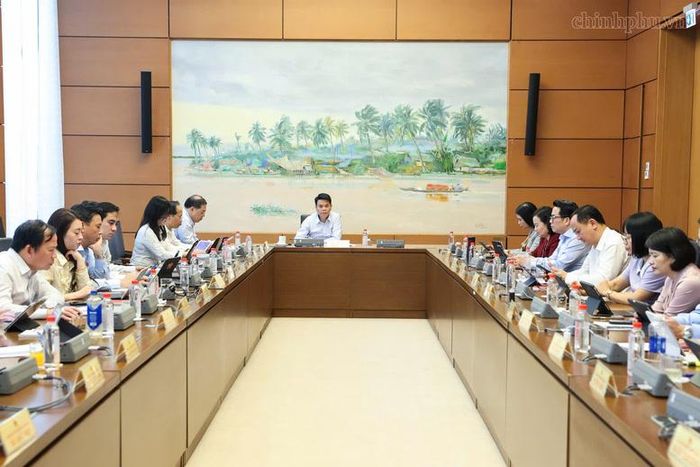 Quang cảnh phiên họp Tổ 3 sáng 24/10 - Ảnh: chinhphu.vn/Nhật Bắc