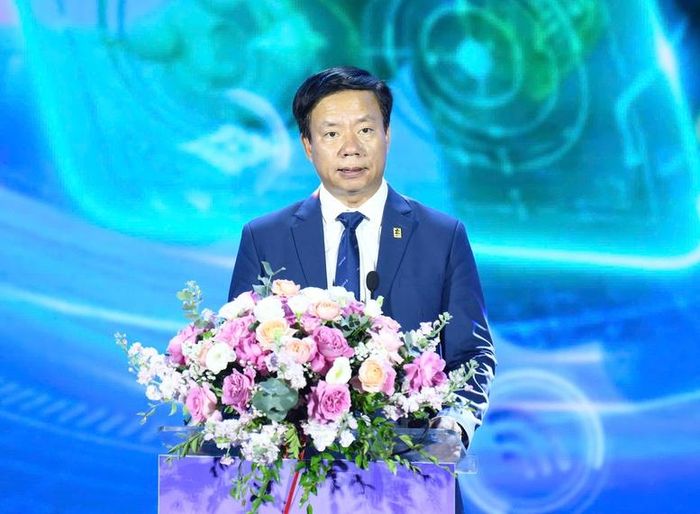 Ông Nguyễn Quang Minh, Tổng Giám đốc NAPAS phát biểu tại sự kiện - Ảnh: chinhphu.vn