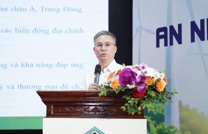 Ông Hồ Diên Vượng, Phó Giám đốc Chi nhánh Kinh doanh LNG, đại diện Tổng công ty Khí Việt Nam (PV GAS). (Ảnh: NCA)