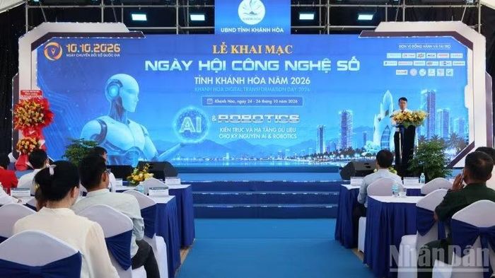 Quang cảnh buổi lễ khai mạc. (Ảnh: VŨ TÂN)