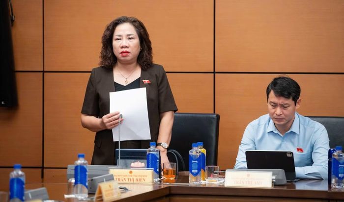 Đại biểu Trần Thị Hiền (Đoàn Ninh Bình).