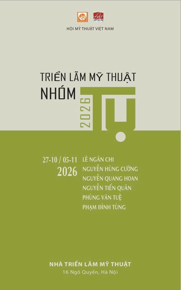 Poster triển lãm "Tụ 2026". (Ảnh: NVCC)