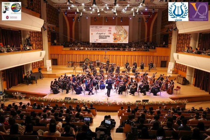 Một buổi hòa nhạc của Dàn nhạc giao hưởng của Học viện Âm nhạc quốc gia Việt Nam. (Ảnh: VNAM)