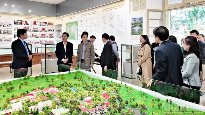 Không gian Bảo tàng Trường đại học Đà Lạt. (Ảnh: BẢO VĂN)