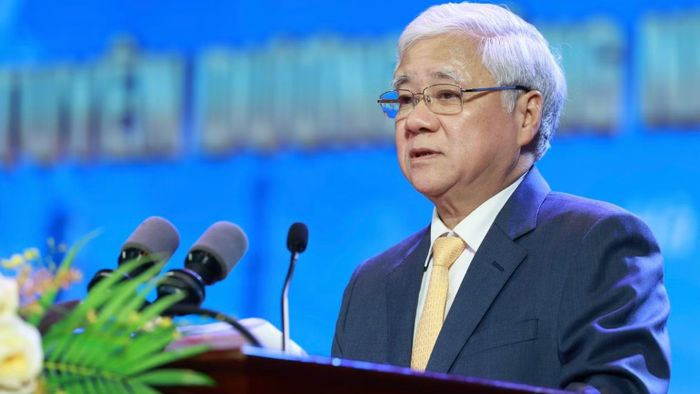 Phó Chủ tịch Thường trực Quốc hội Đỗ Văn Chiến phát biểu tại chương trình. (Ảnh: HẢI NGUYỄN)