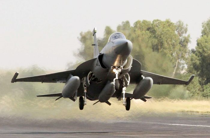 Tiêm kích JF-17 Thunder. Ảnh: Pakistan Air Force