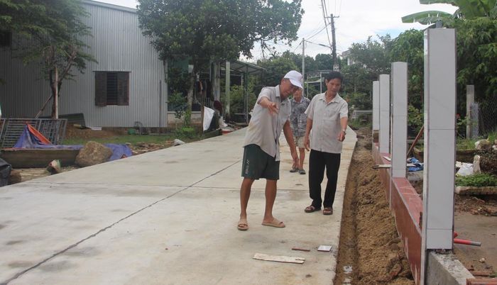 Được sự đồng thuận của người dân, tuyến đường bê tông dài hơn 200m tại tổ 9 (thôn Đại Hòa) hoàn thành chỉ sau 20 ngày.