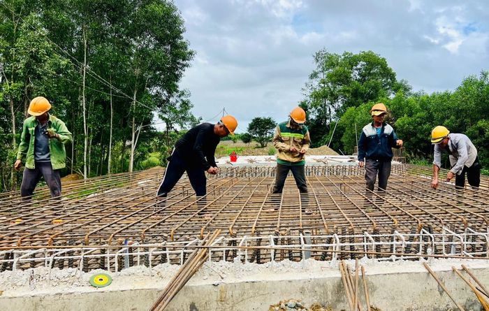 Dự án Cầu tổ 8, thôn Đức An, xã Thăng Phú nỗ lực về đích trong năm 2026.