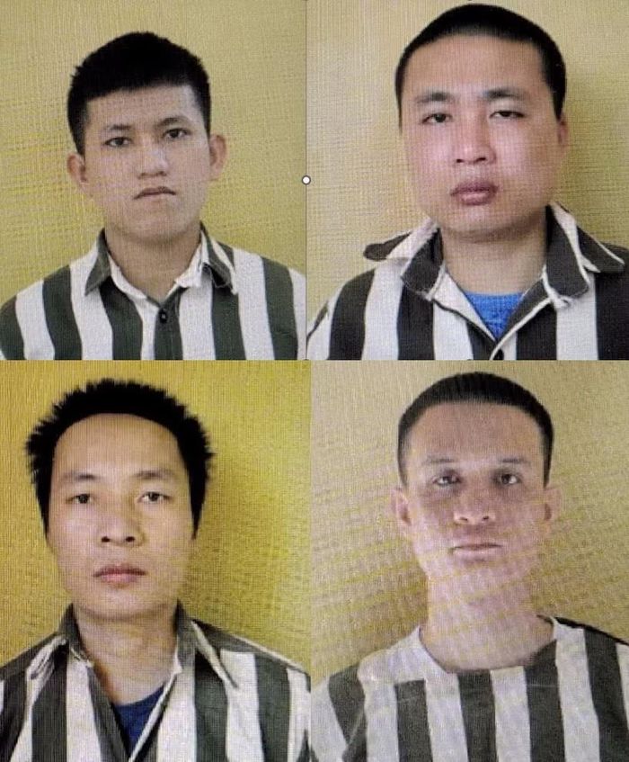 4 phạm nhân trốn trại đang bị truy nã.