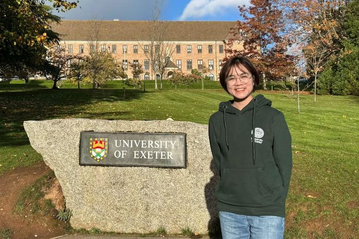 Học bổng Hornby giúp Ngô Thanh Tâm hiện thực hóa ước mơ du học tại University of Exeter (Anh).