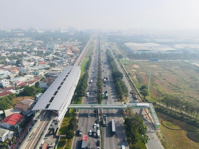 Tuyến Metro Bến Thành - Suối Tiên. Ảnh: QUỐC HÙNG