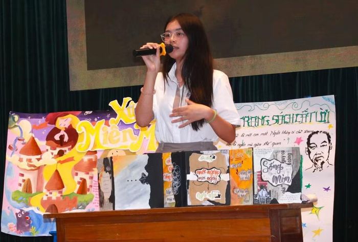 Học sinh tham gia thuyết trình.