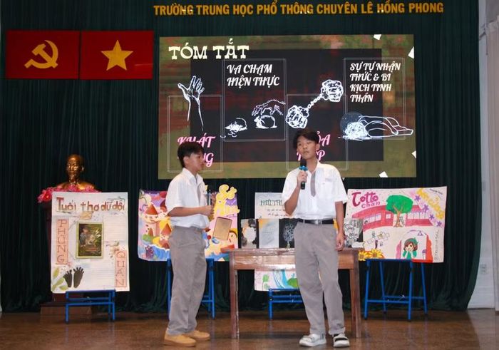 Mỗi phần chia sẻ là một góc nhìn riêng, góp phần đưa văn hóa đọc đến gần hơn với học sinh.