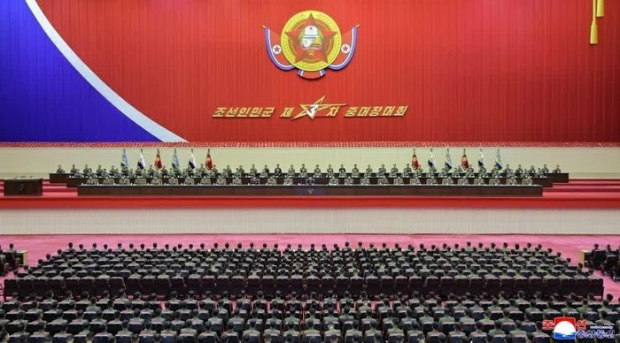 Hội nghị lần thứ ba các chỉ huy đại đội thuộc Quân đội Nhân dân Triều Tiên diễn ra tại Bình Nhưỡng trong hai ngày 22-23/10. (Nguồn: KCNA)