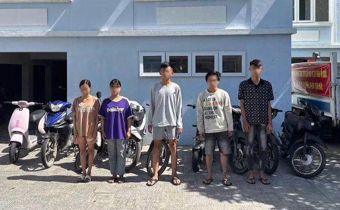 Các đối tượng bị bắt giữ. Ảnh: CACC