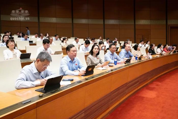 Phiên họp Quốc hội sáng 24/10. Ảnh: QH.