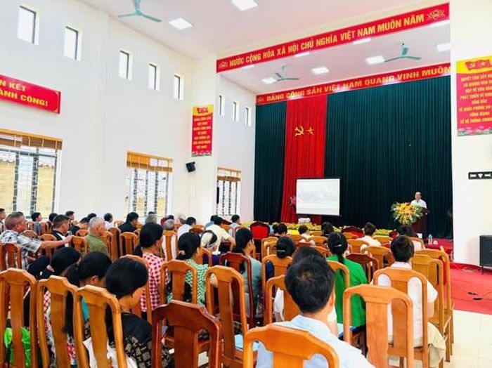 Hội nghị bồi dưỡng kiến thức pháp luật; kỹ năng truyền thông dự thảo chính sách. Ảnh: Cổng Thông tin điện tử Sở Tư Pháp Lạng Sơn.