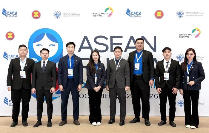 Đoàn đại biểu thanh niên Việt Nam tham dự hội nghị. Ảnh: BTC