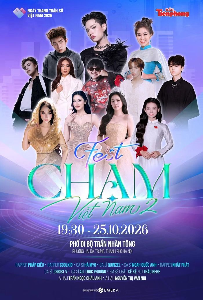 Dàn nghệ sĩ biểu diễn của Sóng Festival 2026.
