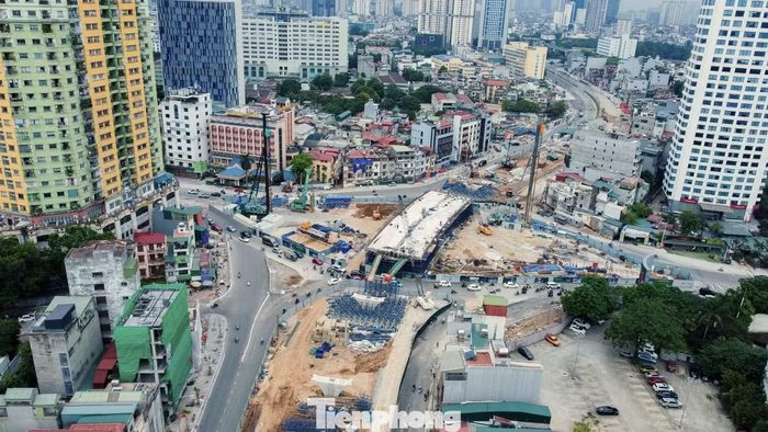 Sở Xây dựng Hà Nội điều chỉnh phương án tổ chức giao thông khu vực nút giao La Thành - Nguyễn Chí Thanh để phục vụ thi công cầu vượt Vành đai 1 đoạn Hoàng Cầu - Voi Phục.