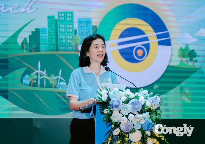 Phó Chủ tịch Hội LHPN Việt Nam Nguyễn Thị Minh Hương phát biểu tại sự kiện.