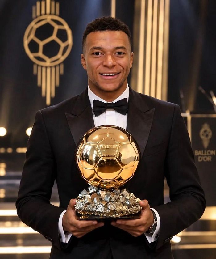 Lãnh đạo Real Madrid có niềm tin lớn Mbappe sẽ chiến thắng Quả bóng vàng 2026. Ảnh: X MatchDay Central