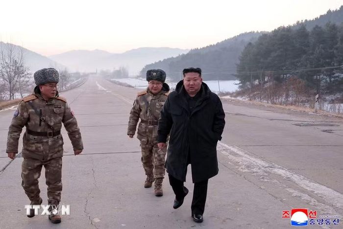 Nhà lãnh đạo Triều Tiên Kim Jong Un. (Ảnh: Yonhap/TTXVN)