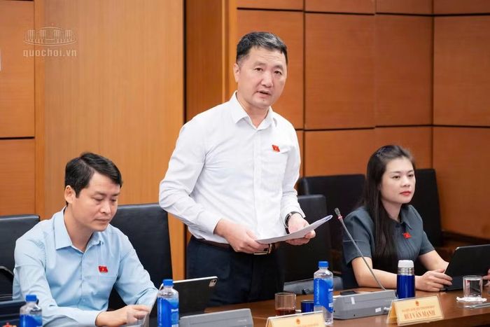 Đại biểu Bùi Văn Mạnh (Đoàn ĐBQH tỉnh Ninh Bình). (Ảnh: QH)