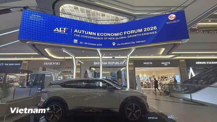Công tác tuyên truyền về sự kiện AEF 2026 được đẩy mạnh. (Ảnh: PV/Vietnam+)