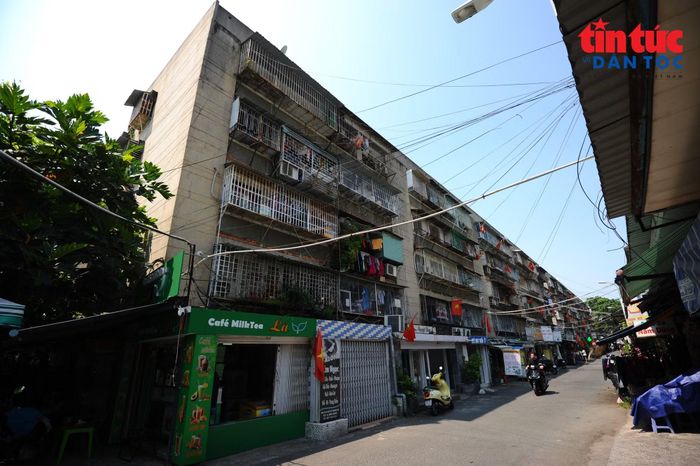 Một lô chung cư số ở chung cư Thanh Đa, phường Bình Quới.