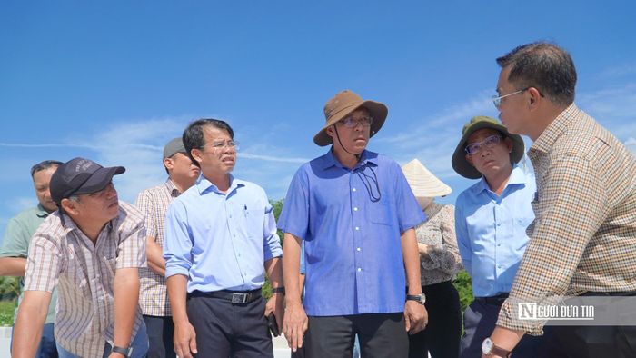 Ông Nguyễn Minh – Phó Chủ tịch UBND tỉnh Lâm Đồng kiểm tra dự án.