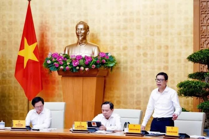 Thứ trưởng Bộ Khoa học và Công nghệ Lê Xuân Định phát biểu tại hội nghị.