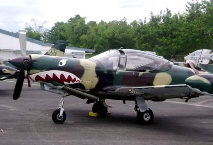 Mẫu SF-260TP làm nhiệm vụ huấn luyện và cường kích hạng nhẹ. Ảnh: Singtao.