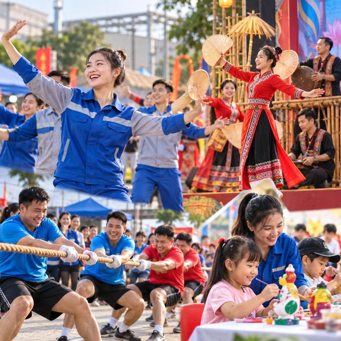 Nhiều hoạt động trong Ngày hội Văn hóa công nhân 2026 sẽ được tổ chức. Ảnh minh họa