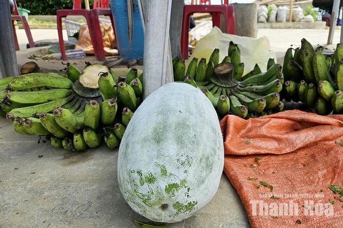 Khi là dưa, bí đao, chuối, khi là rau dớn, măng rừng, ớt rừng. Sản vật mang xuống núi thay đổi theo mùa, tạo nên những mặt hàng mộc mạc của núi rừng vùng biên.