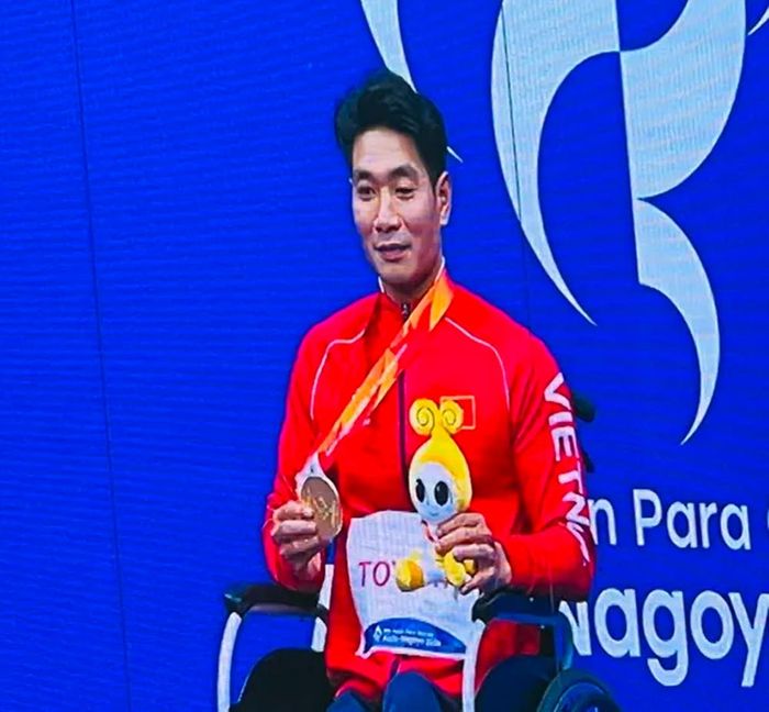  Đỗ Thanh Hải giành Huy chương Vàng Asian Para Games đầu tiên trong sự nghiệp bơi lội kéo dài hơn 16 năm của anh. 