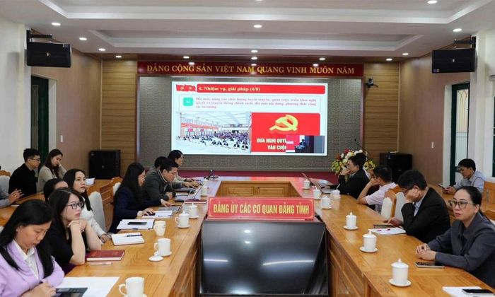 Đảng ủy các cơ quan đảng tỉnh Lâm Đồng học tập, quán triệt, triển khai thực hiện các nghị quyết, chỉ thị, kết luận của Bộ Chính trị, Ban Bí thư.