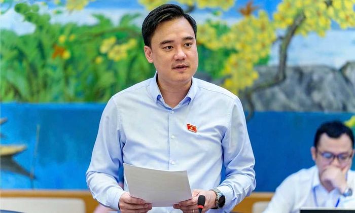  Đại biểu Trần Văn Đăng phát biểu ý kiến. 