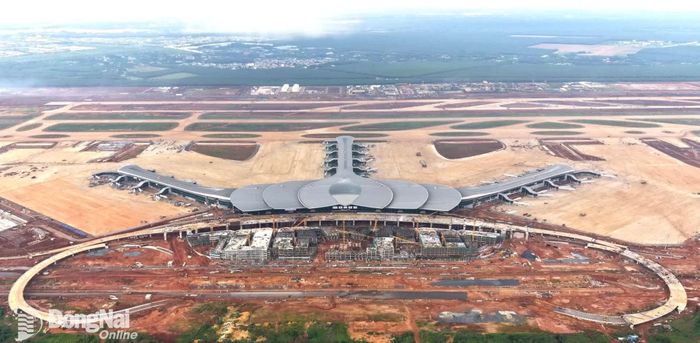 Các dự án thành phần 1, 2, Dự án Sân bay Long Thành giai đoạn 1 đảm bảo hoàn thành đưa vào khai thác trong tháng 12-2026. Ảnh tư liệu