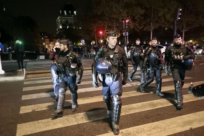  Pháp tăng cường an ninh nhằm kiểm soát làn sóng biểu tình. Ảnh: AFP 