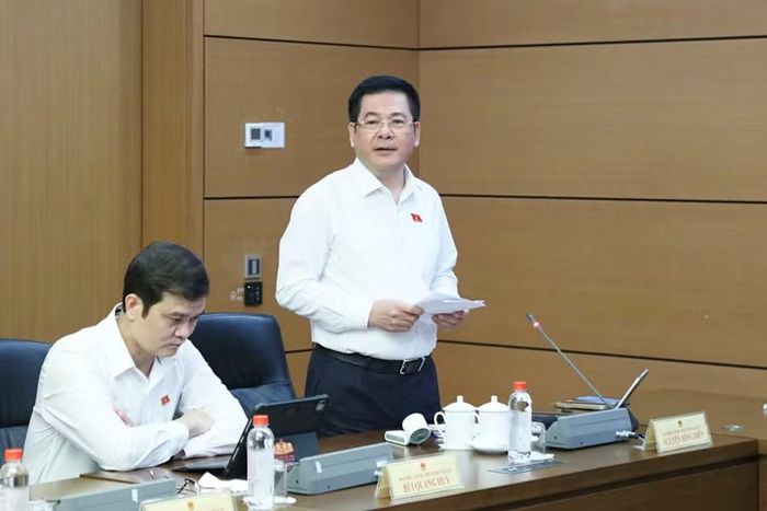 Phó Chủ tịch Quốc hội Nguyễn Hồng Diên đề nghị rà soát, quy định cụ thể các điều kiện, tiêu chí và giới hạn áp dụng chỉ định thầu, chỉ định nhà đầu tư. Ảnh: Đoàn ĐBQH tỉnh Gia Lai