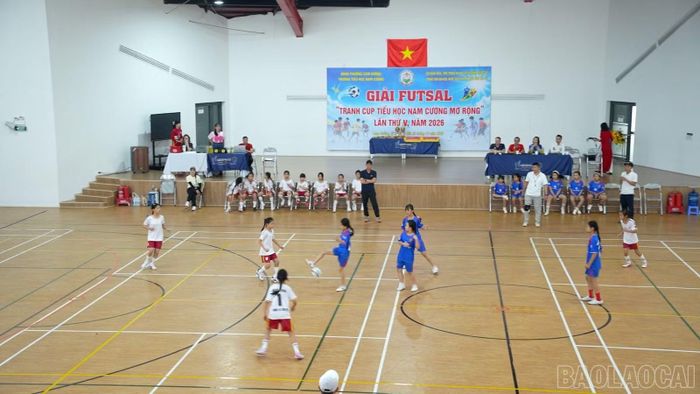 Nội dung bóng đá nữ thi đấu tại Nhà thi đấu đa năng Trường Ardingly College Việt Nam.