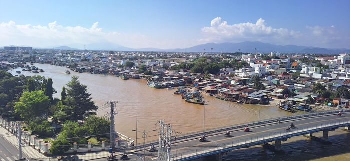 Khu nhà chồ nhìn từ trên cao
