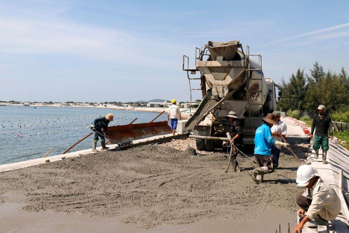 Dự án Kè bảo vệ thôn Vĩnh Tiến, xã Vĩnh Hảo cần tháo gỡ dứt điểm vướng mắc, đẩy nhanh tiến độ