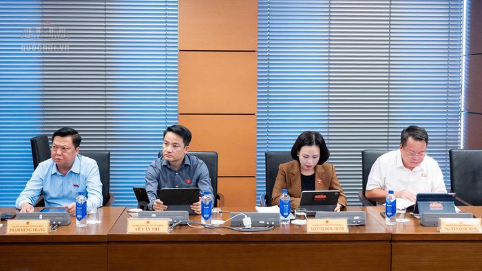 Các đại biểu dự phiên thảo luận.