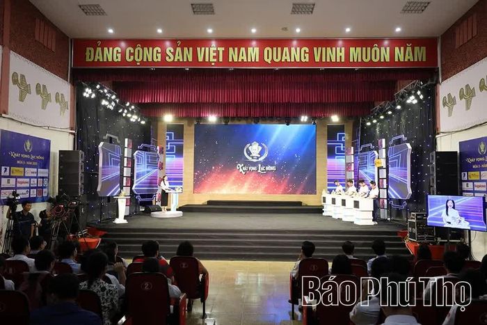 Quang cảnh buổi ghi hình.