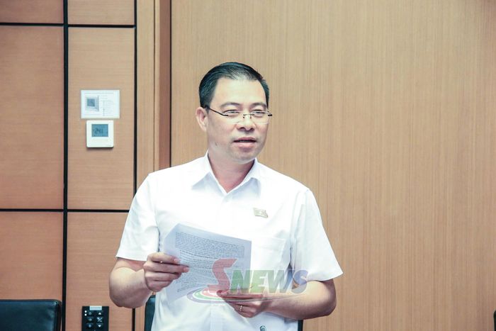 Đại biểu Lò Văn Thọ phát biểu