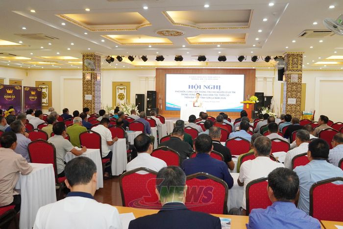 Hội nghị phổ biến, cung cấp thông tin cho người có uy tín trong vùng đồng bào dân tộc thiểu số trên địa bàn tỉnh Sơn La năm 2026.